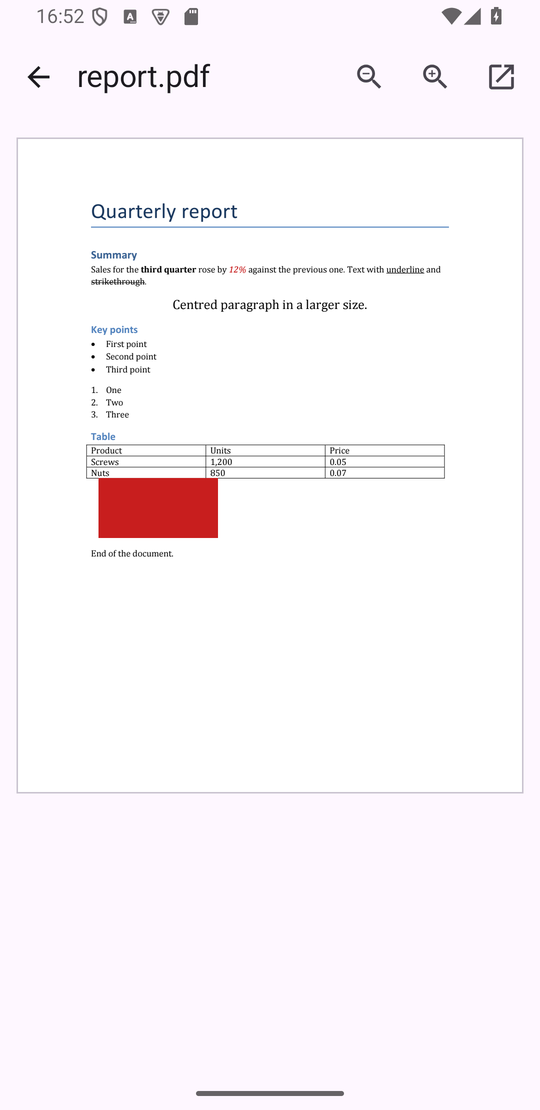 PDF viewer